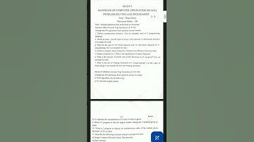 IGNOU BCAOL MCS 011 EXAM PAPER JUNE 2023 | IGNOU PREVIOUS YEAR QUESTION PAPERS