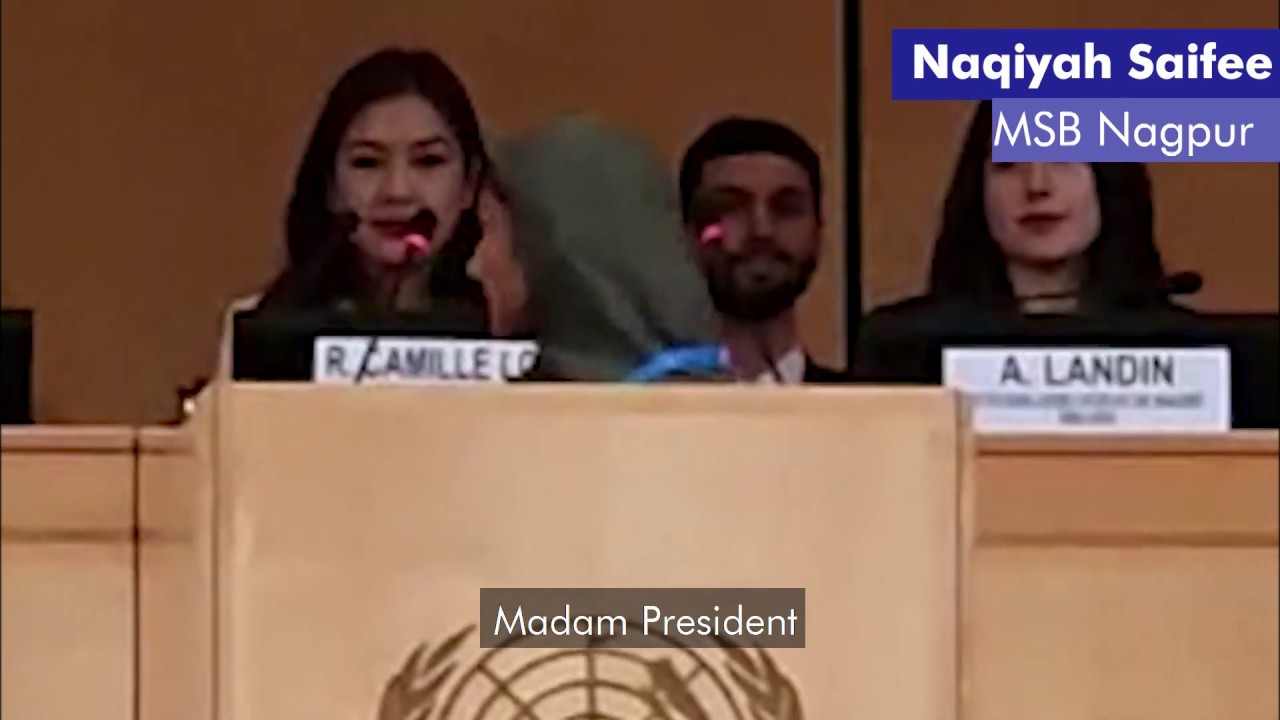 Highlights - MSB Educational Institute at WIMUN, Geneva, 2019 - YouTube