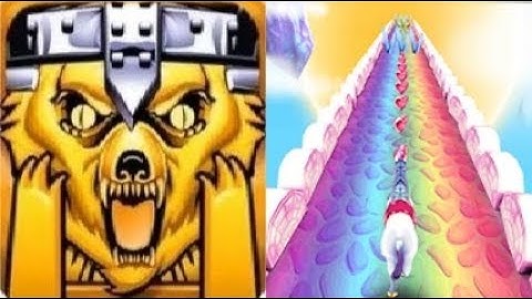 Temple Dash Rush OZ vs My Little Unicorn Runner 3D 2