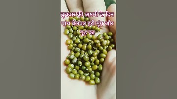 ५ बेलपत्र हरा मूंग गुड़ की बाटी रोग मुक्ति के लिए बुधवार की अष्टमी को करें यह उपाय