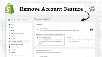 How to remove customer login account on your Shopify store