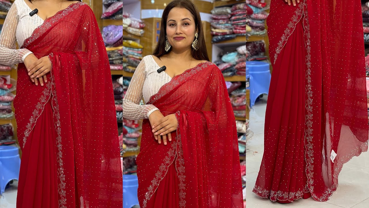 Rs.999/- Teej Special Sari Only - YouTube