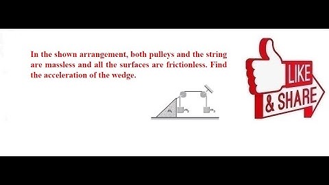 IIT JEE Mains and Advanced Pulley and Wedge Constraints  #neet #jeemain  #jeeadvance #physics