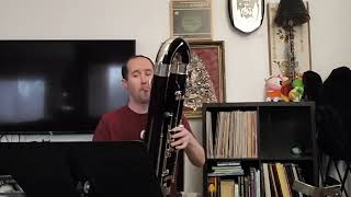 Weissenborn Advanced Study No. 22, performed on contrabassoon 