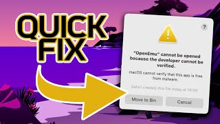 'macOS can't verify app is malware free' Error | QuickFix screenshot 5