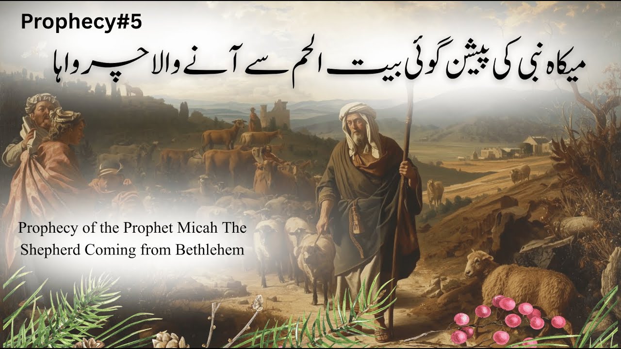 Prophecy#5|The Prophet Micah: The Shepherd Coming from Bethlehem|میکا ہ نبی نے کیا کہا تھا؟ جانیے!