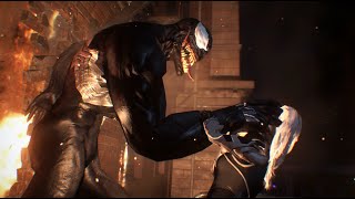 Black Cat Runs from Venom (Marvel's SpiderMan Outfit Mod)  Resident Evil 3 Remake