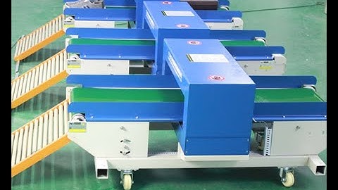 automatic 6020 needle metal detector for shoes production line