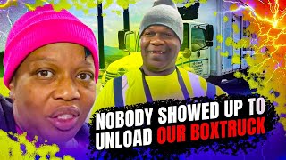 Nobody Showed Up To Unload Our Boxtruck  | the Boxtruck Couple
