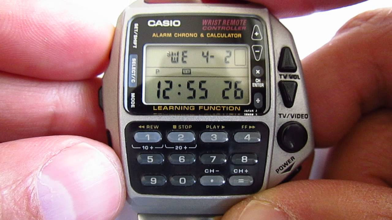 CASIO 腕リモ CMD-40 - YouTube