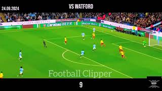 Jeremy Doku's All Goals in Manchester City 🏟️