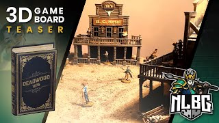 Deadwood 1876 3D Game Board - Teaser