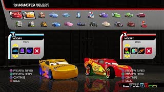 Cars 3: Driven to Win - Lightning McQueen & Cruz Ramirez Multiplayer Champion Race - PS4 Gameplay