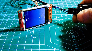Ардуино игра Пинг Понг (Arduino game ping pong,1.8 TFT ST7735S 128x160)