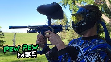 ANS Chaos Series GX-E Autococker - Paintball Shooting Video (2001)