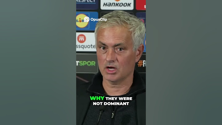 Fenerbahce 1-1 Manchester United |Ten Hag Reaction | Jose Mourinho Sent Off | Europa League Match