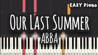 ABBA - Our Last Summer (Easy Piano, Piano Tutorial) Sheet