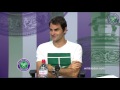 Roger Federer second round press conference