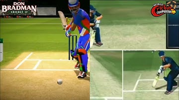 DON BRADMAN CRICKET Vs WCC2 ( Ultra edge comparison)
