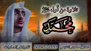 تلاوة من أول سورة محمد|عمار محمود التابعي