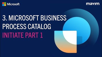 3. Business Process Catalog I Initiate (part 1)
