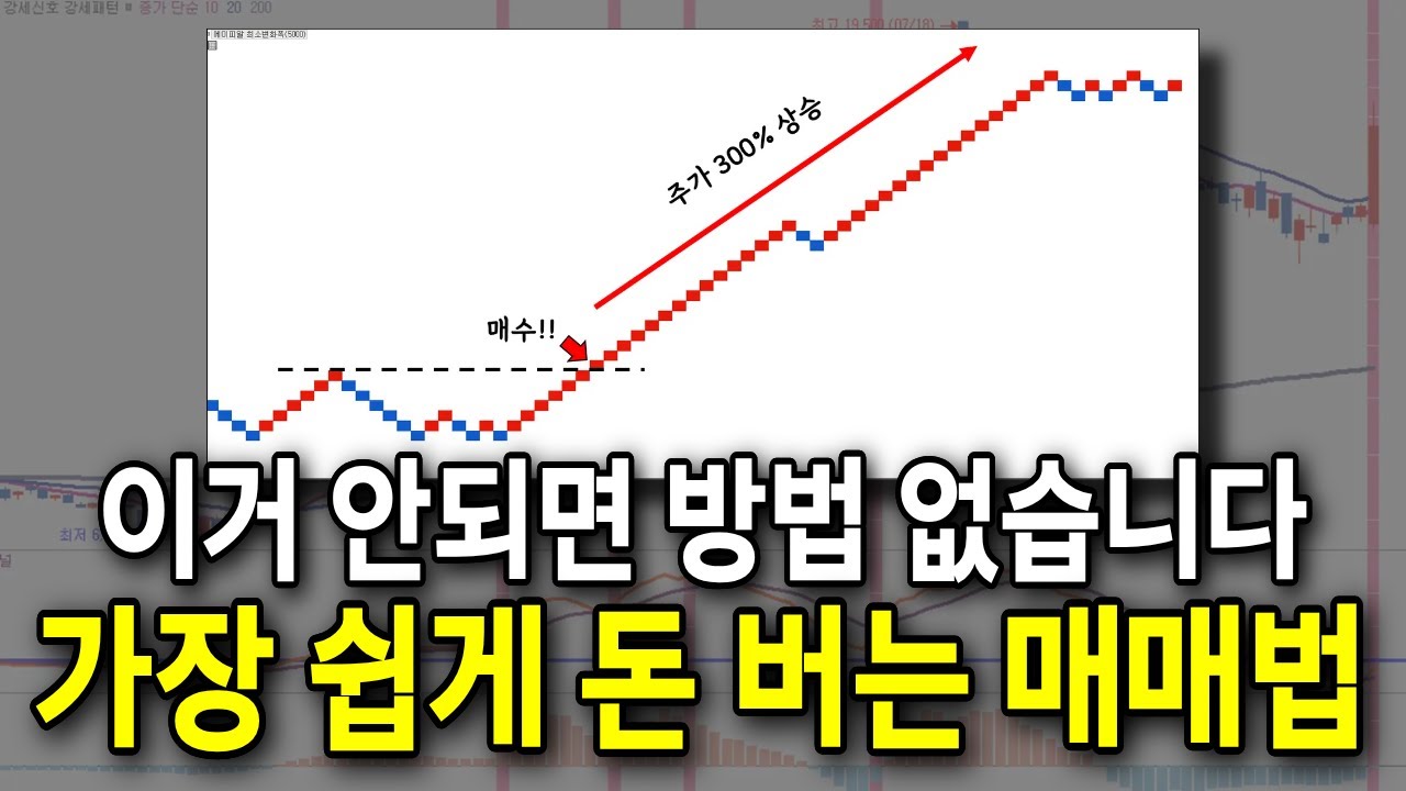 이거 이해 안되면 투자는 포기하세요, 가장 쉽게 돈 버는 매매법 /#차트 #차트분석