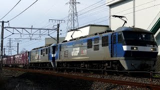 2019/03/16 JR貨物 午前7時台から午前8時台の貨物列車7本 5091レにムド付き