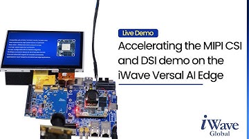 Accelerating the MIPI CSI and DSI demo on the iWave Versal AI Edge VE2302 SoM
