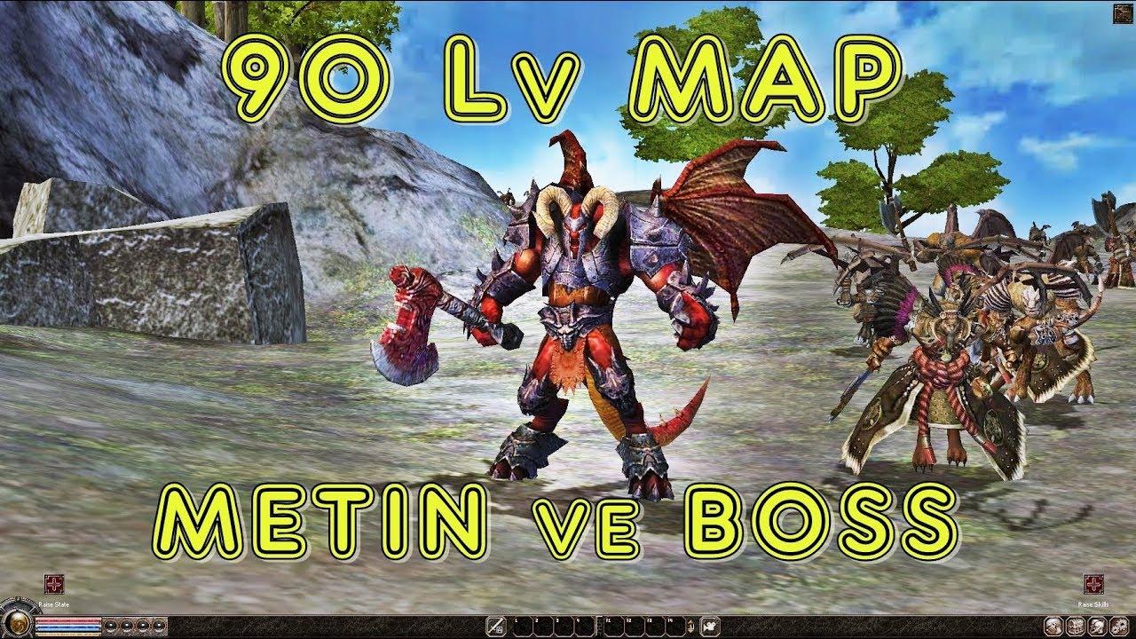 Metin2 Tr - 90 Lv Mapler Metin ve Boss Kesimleri - YouTube
