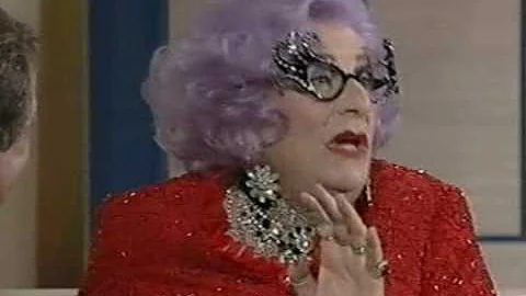 Dame Edna Everage interview (Des OConnor, 1997)