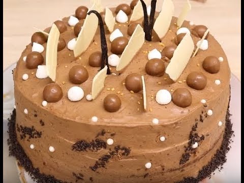 Gateau D Anniversaire A La Mousse Au Chocolat Facile Cuisine Rapide Youtube