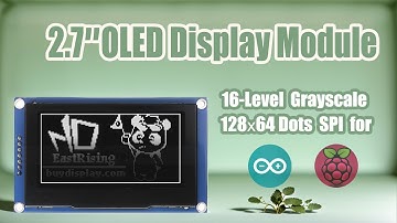 White 2.7 inch OLED Display Module 128x64 Arduino,Raspberry Pi
