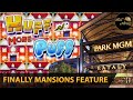 Huge win on huff n more pufffinally a mansion feature  playing slot machine in park mgm casino