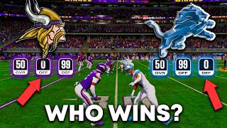 Which Team Wins? 0 Offense & 99 Defense vs 99 Offense & 0 Defense