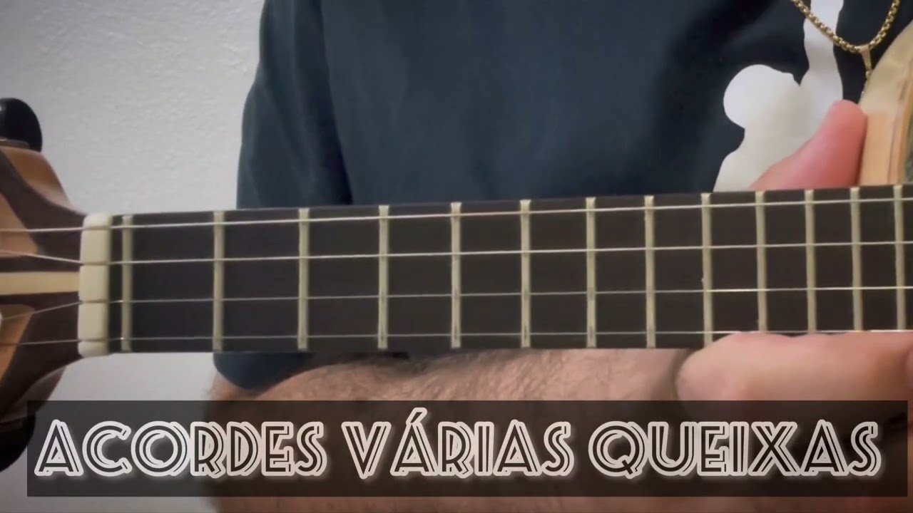 Batida Afro Ijexá para Cavaquinho + música VÁRIAS QUEIXAS - como tocar no Cavaco? Cifra
