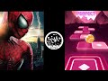 Sqid Game v/s Spiderman - Tiles Hope EDM Rush OMG 😱 PLAYING AND COMPLETE IT || New ball in a game ⚽|