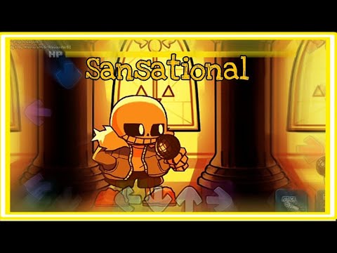 FNF Indie Cross Sans - Sansational (4k) 