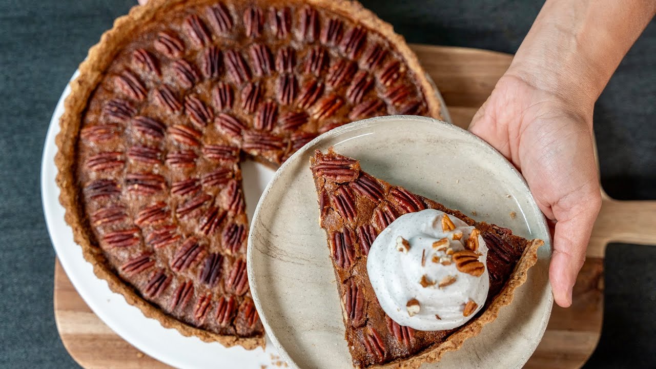 Ma meilleure tarte aux noix de pécan (pecan pie) pour l’automne — croustillante & fondante à la fois
