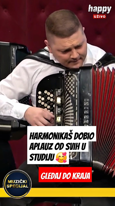 Harmonikaš oduševio sve u studiju i dobio aplauz 👏 GLEDAJ DO KRAJA! #hitbend #vladalazarevic