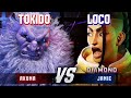 Sf6  tokido akuma vs loco03 jamie  high level gameplay