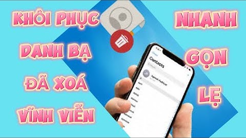 Cách khôi phục danh bạ đã xoá Vĩnh viễn | khôi phục Nhật ký cuộc gọi