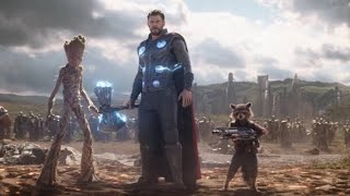 Thor Arrives In Wakanda Scene