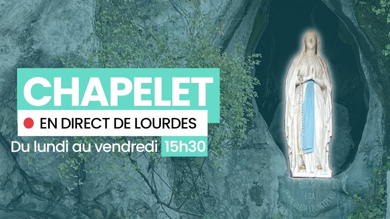 Prière du Chapelet à Lourdes - 24 août 2025