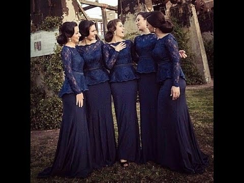 black bridesmaid dress with sleeves