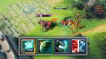 BROKEN COMBO INFINITE Mana Shield + Essence Flux | Dota 2 Ability Draft