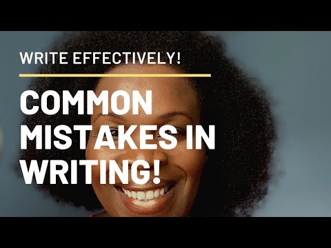 Tutorial: Common mistakes in Writing- Ambiguous Sentences.