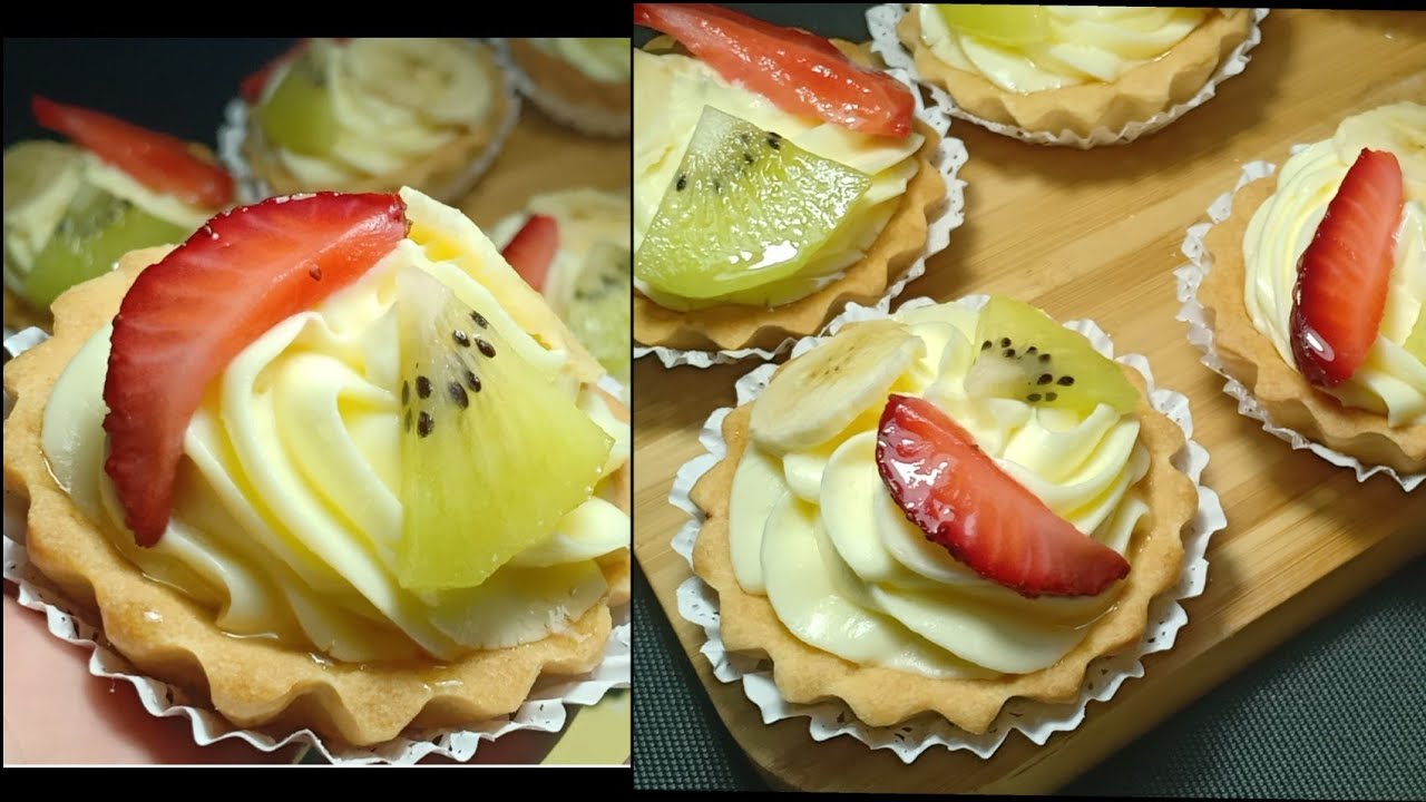 تارتولات بكريمة لذيذة و خفيفة و عجينة هشة يذوبو ذوبان في الفم