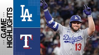 Dodgers vs. Rangers Game Highlights (7/22/23) | MLB Highlights