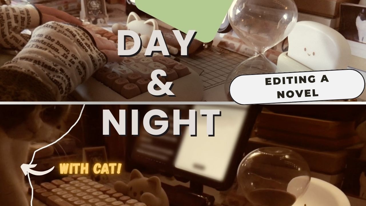 1 Hour DAY & NIGHT Study ☀️ real time writing 🌙 no music