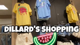Dillard’s Clothes and Purse Shopping
